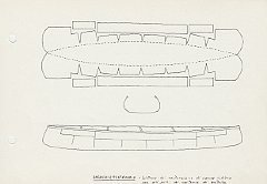 019 America Settentrionale - sistema di costruzione di canoa indiana con piu' pezzi di corteccia di betulla